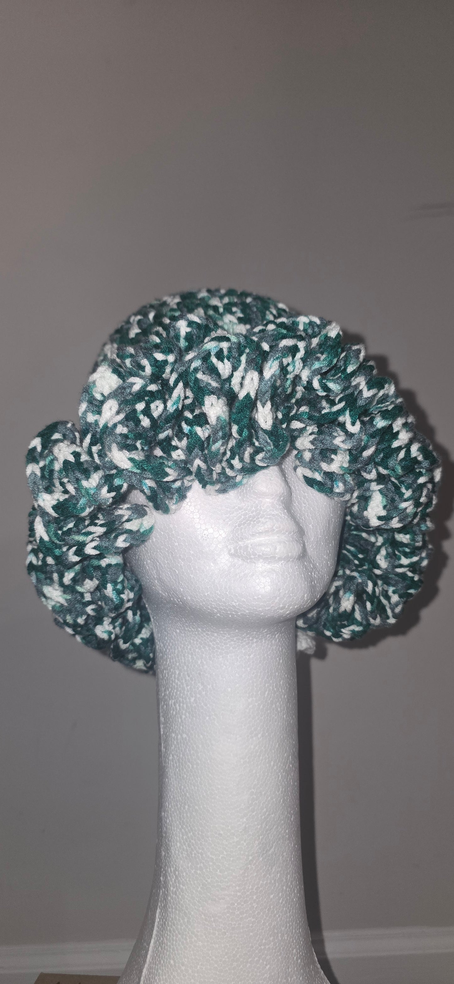 Hat ruffle crochet for women and kids / handmade and scarf